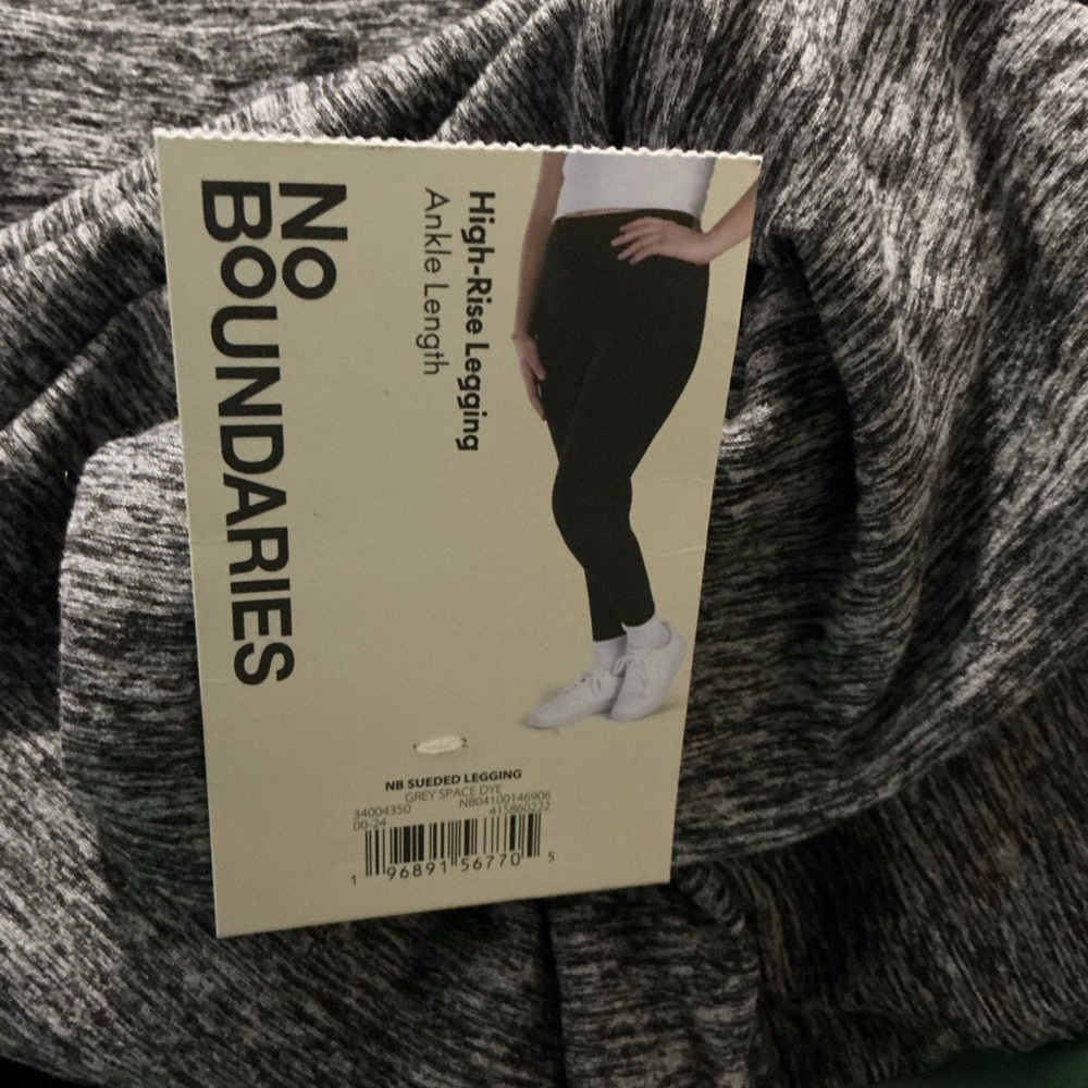 No Boundaries Gray High-Rise Leggings